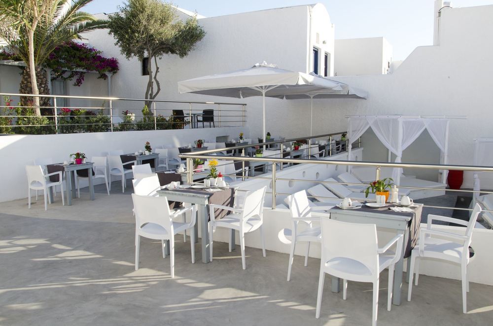 RK Beach Hotel Kamári Restaurant foto