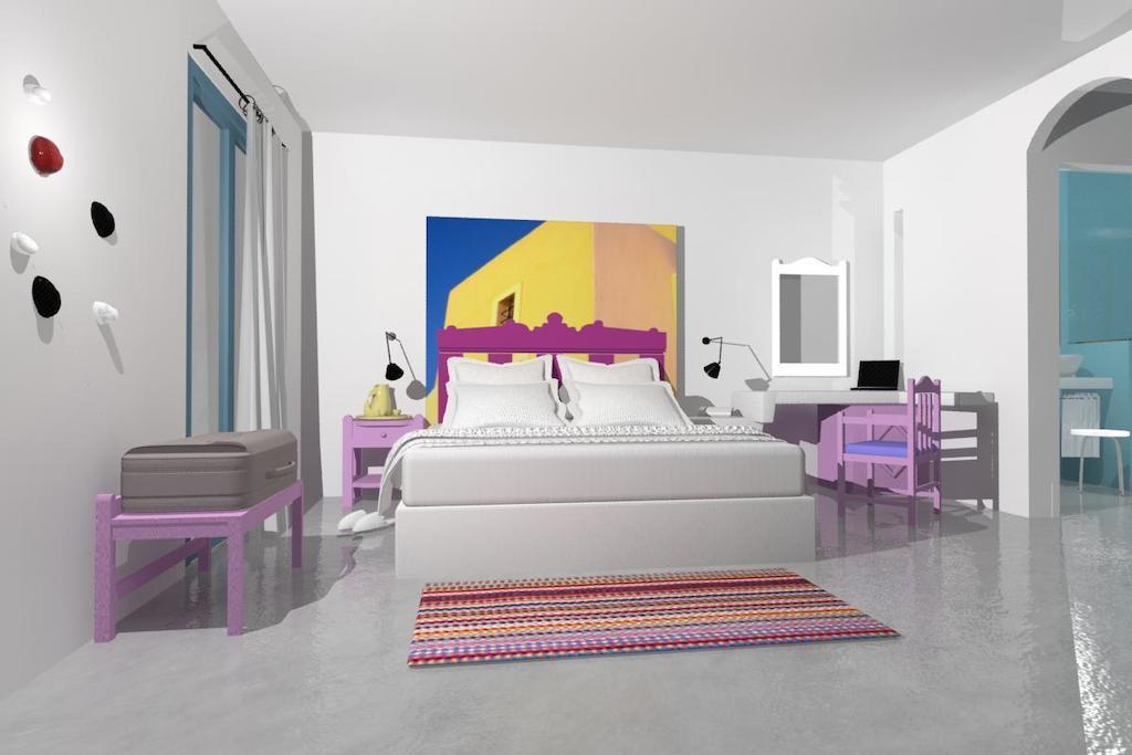 RK Beach Hotel Kamári Zimmer foto