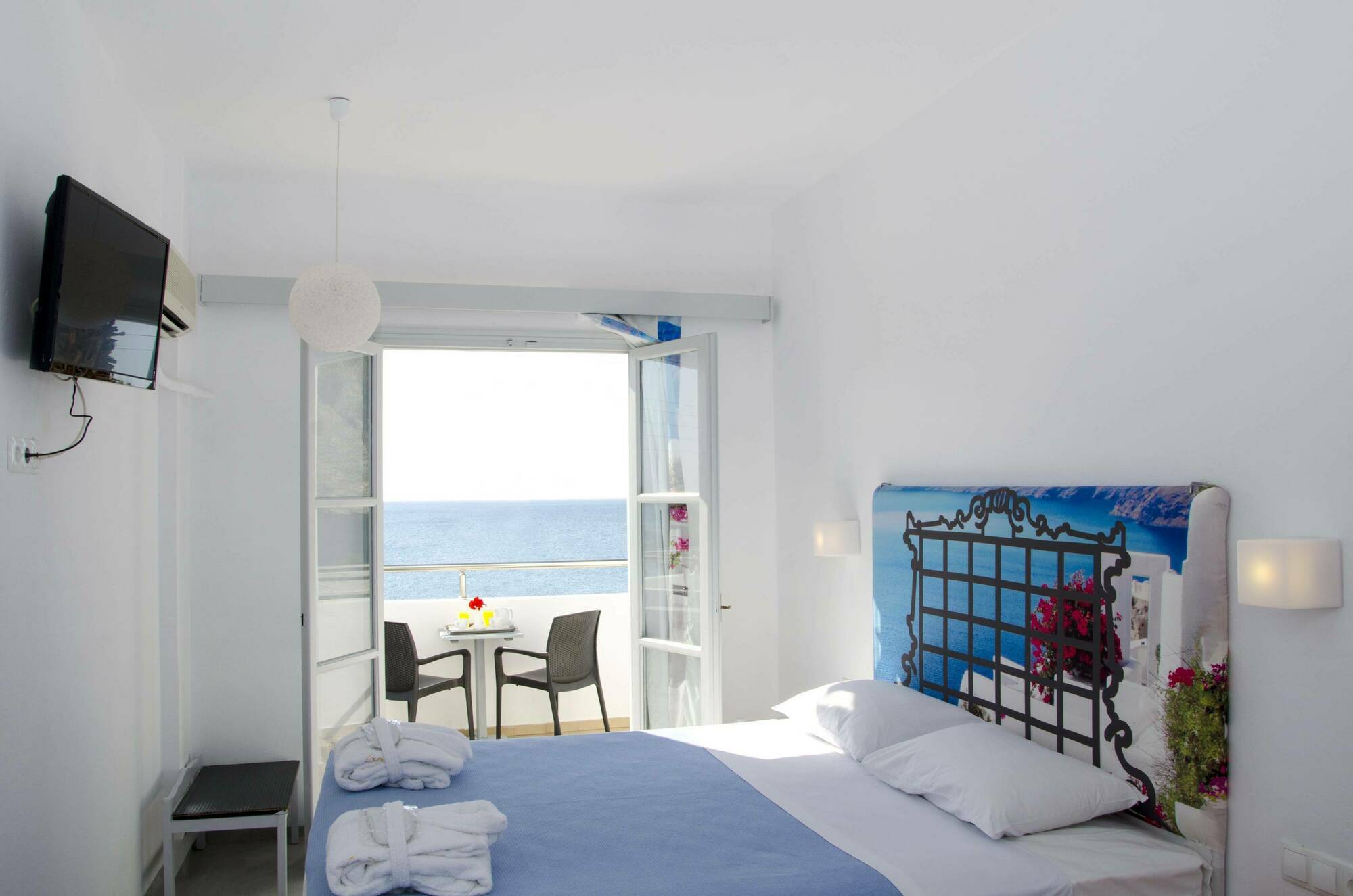 RK Beach Hotel Kamári Zimmer foto